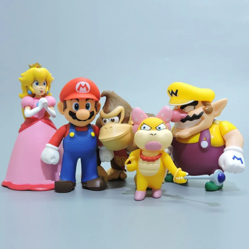 Minifiguras De Jogo Super Mario Yoshi Luigi Mini Figuras Brinquedos CY8001  - Escorrega o Preço