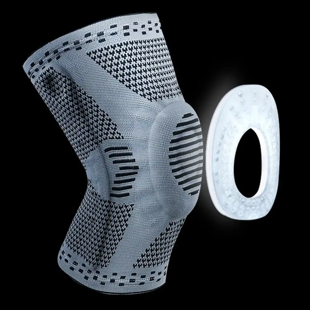 compression breathable sports knee support basketball anti slip 