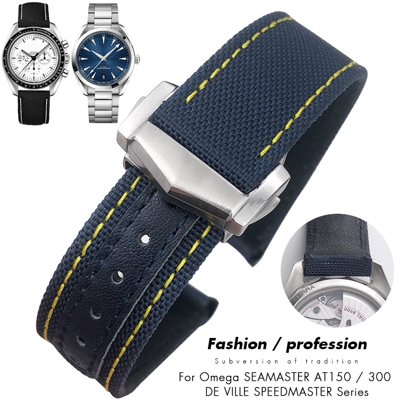 19mm 20mm Nylon Canvas Watch Strap For 