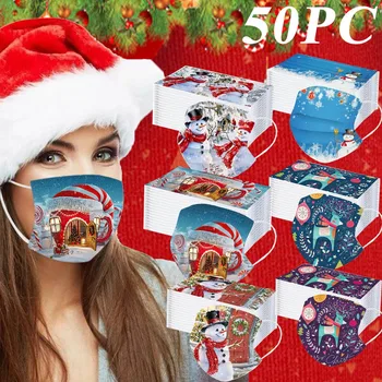 

In Stock! 50 Pcs Disposable Mondmasker Earloop Face Mouth Masks Mouth Mask Non-woven Melt Blown 3-layer Mascarilla mascarilas