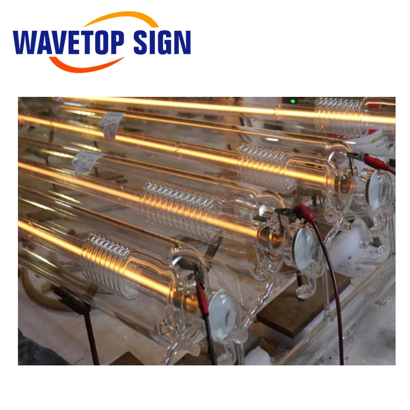 WaveTopSign Co2 лазерная трубка WT1450 80 Вт лазерная стеклянная трубка длина 1450 мм диаметр 80 мм использование для Co2 лазерная резка, гравировальный станок