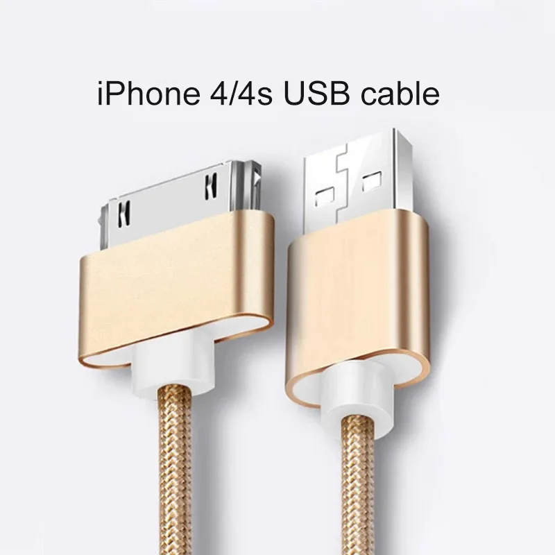 1 м 2 30 Pin USB-кабель для iPhone 4S 4 3GS iPad 3 iPod Nano iTouch кабель быстрой зарядки передачи