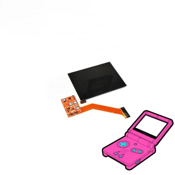 

IPS LCD Screen for Nintendo GBA SP LCD Backlight Screen High Brightness Display LCD For GBASP Replacement Repair Parts Kits