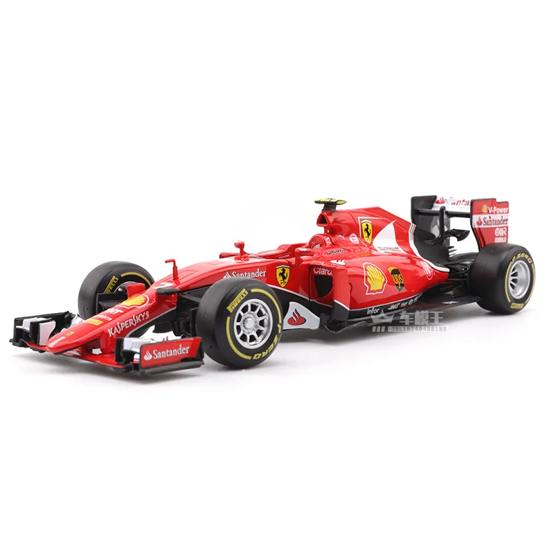 1:24 высокое моделирование Ferrari модель автомобиля SF15-T F1 формула гоночный сплав модель автомобиля для детей Подарки