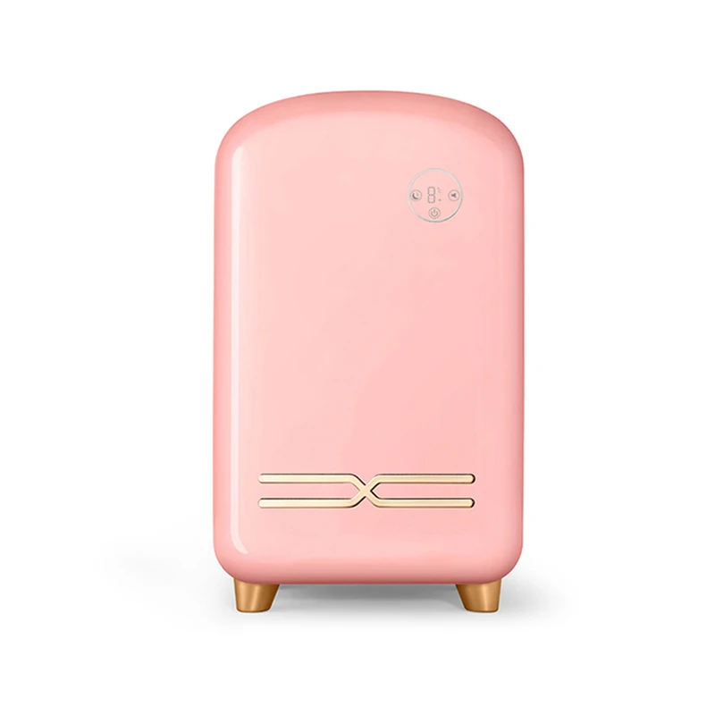 Household Mini Fridge 12L Professional Beauty Makeup Refrigerator Cooler Warmer Portable Makeup Skincare Cosmetics Fridge