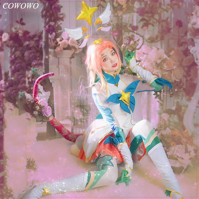 Аниме! Игра LOL The Guarder of Stars Neeko Combat Gear красивая форма костюм для косплея женский