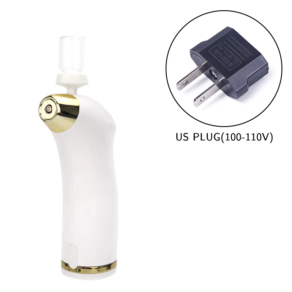 US Plug Водный кислородный пистолет-распылитель для красоты Airbush для омоложения кожи лица распылитель Массажер для увлажнения лица паровой красоты лица - Цвет: US Plug