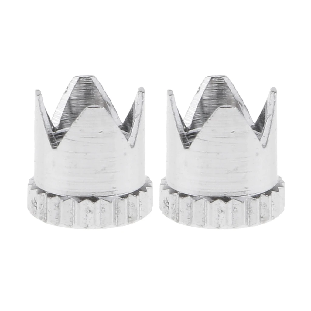 2x Airbrush Brass Crown  Cap Air Brush Machine Accessories Part Supply
