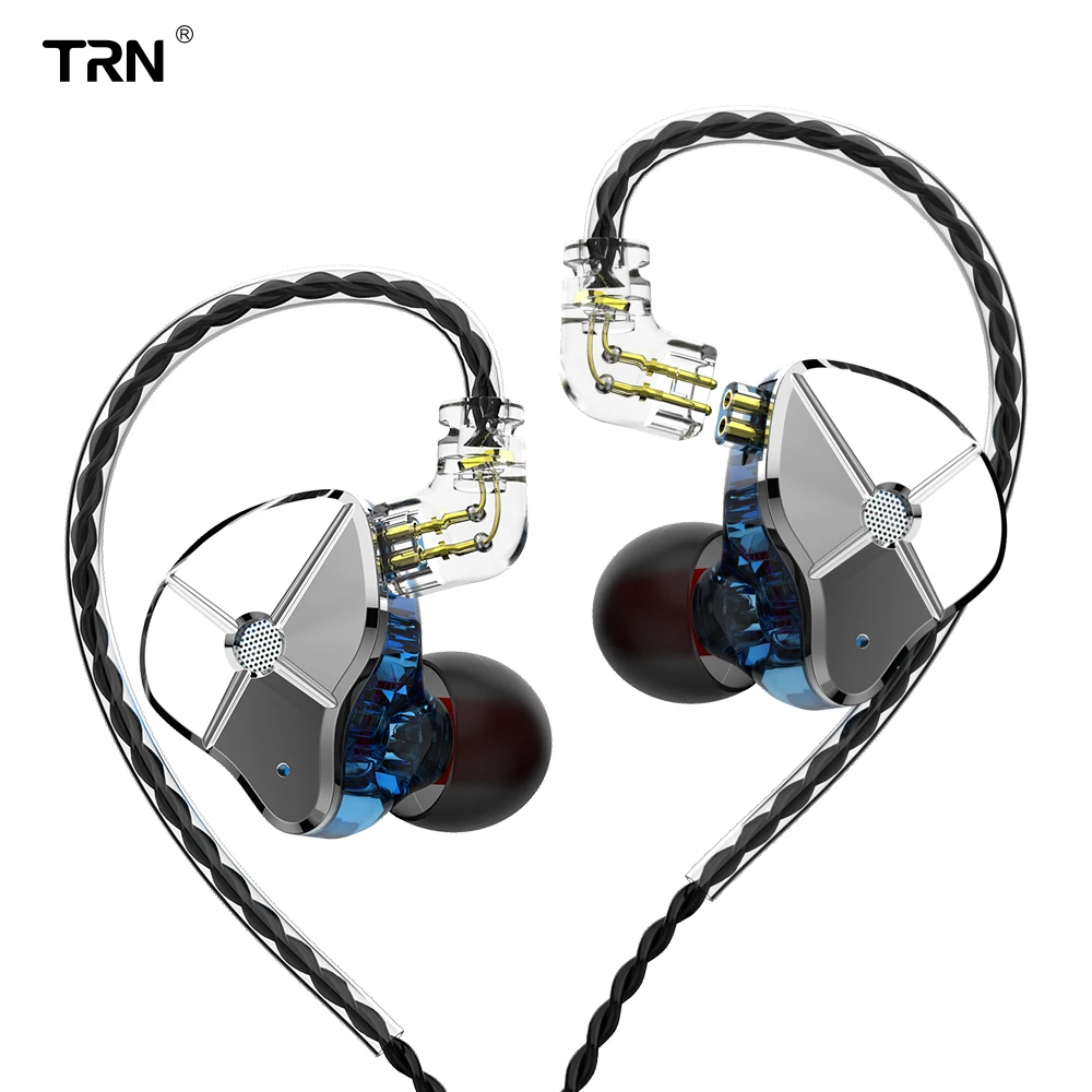 Гибридные Внутриканальные наушники TRN ST1 1DD + 1BA Hi Fi DJ монитор спортивные для бега