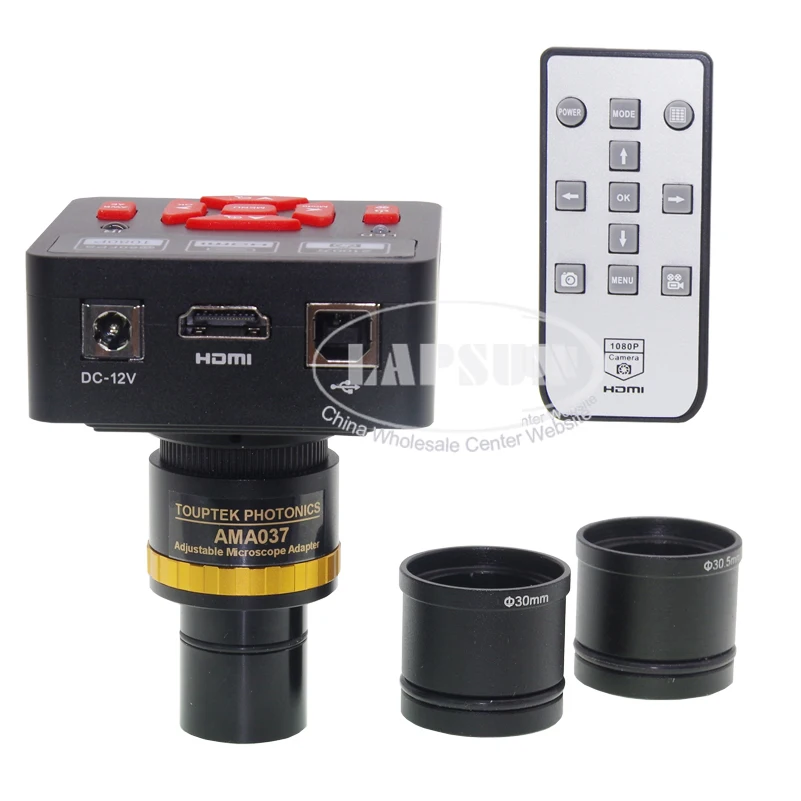 28MP 1080P 60FPS HDMI USB Industry Camera + 0.37X Focusable Microscope eyepiece Lens C-Mount Adapter 23.2mm 30mm 30.5mm | Инструменты