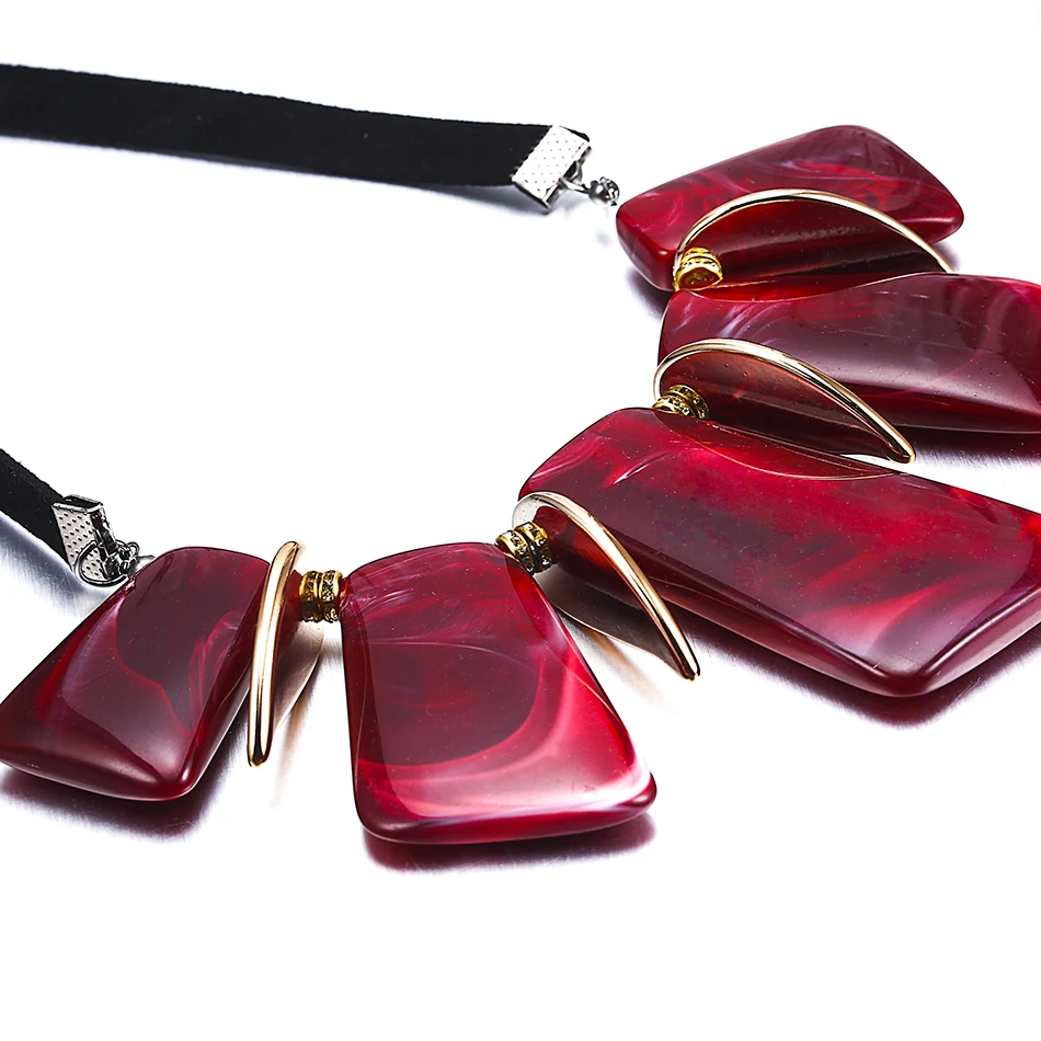 Модные женские геометрические ожерелья и подвески Match Right эффектное ожерелье с