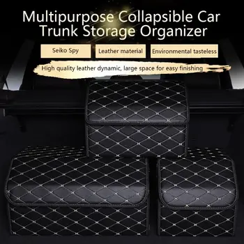 

Hot Multipurpose Collapsible Vehicle Car Trunk Storage Organizer Box With Lid Portable Storage Box Car Trunk Organizer Case S/M/