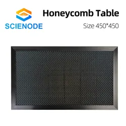 Scienode – Table de travail en nid d'abeille, dimensions personnalisables 450x450mm, plate forme, pièces Laser pour graveur Laser CO2, Machine de découpe 