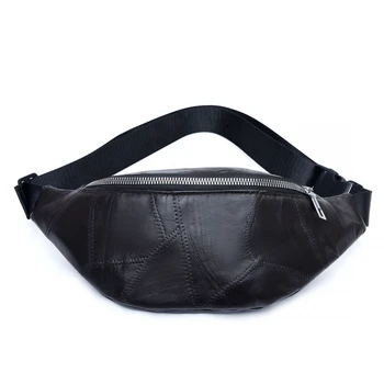 

Chest Bags Women Zipper PU Leather Waterproof Waist Pack Female fanny pocket Running Streetwear Belt Bag Pocket