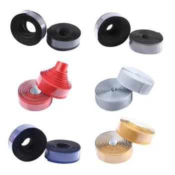 

Durable Bicycle Handlebar Tape Portable Road Bike Bicycle Handlebar Tape Carbon Fiber Pattern Non Slip Belt w/ Bar Plugs