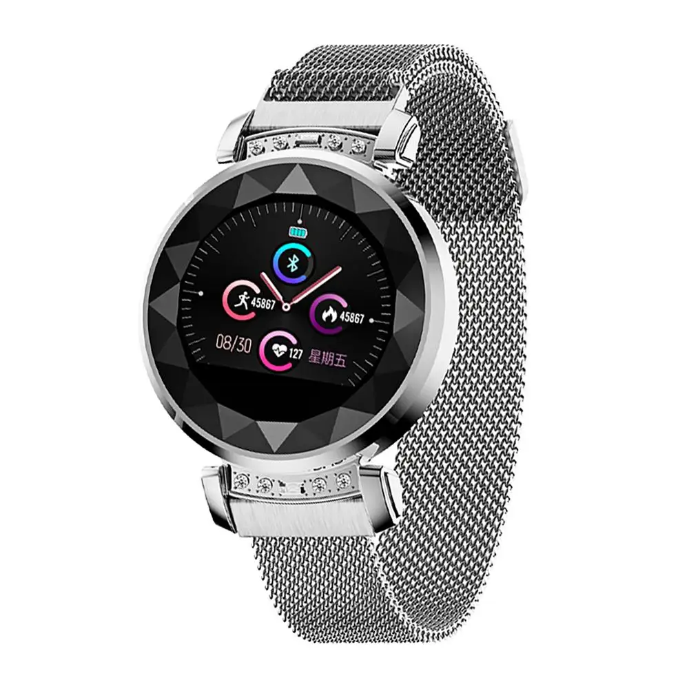 

DB13 Ms. color screen smart bracelet SL08 real-time heart rate monitoring fashion sports step-by-step single touch screen IP68