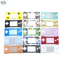 YuXi Ersatz Front Frontplatte Abdeckung für GameBoy Micro für GBM System Front Fall Shell Gehäuse