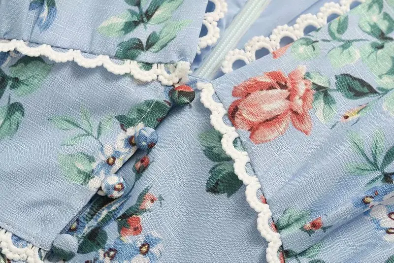 Уличные женские печатные комбинезоны богемные комбинезоны кружевные лоскутные боди с высокой талией женские праздничные каникулы льняные комбинезоны