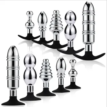 Heavy extra large anal expansion Metal Anal Plug Dildo Stainless Steel Butt Plug Prostate Massage Adult Sex Toy for Man Woman 1