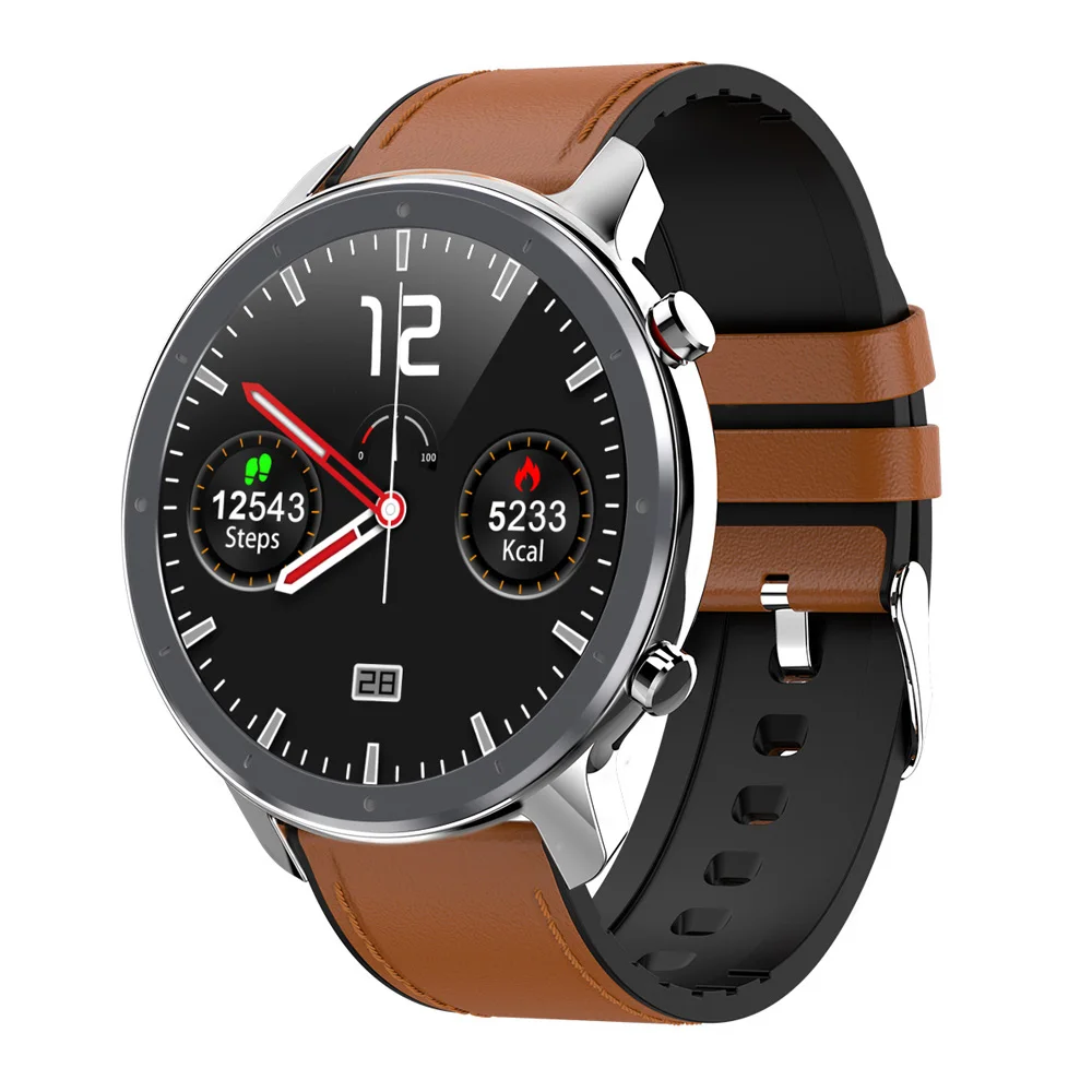 

Sport Fitness Smart Watch Men IP68 Waterproof Full Round Touch ECG Blood Pressure Monitor Weather Forecast Smartwatch VS DT78