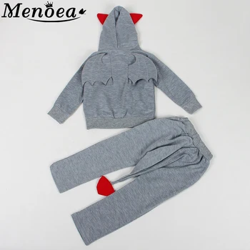 

2020 Autumn baby boys clothes Casual Long Sleeve sport suit children sets Halloween gifts Cartoon little devil clothing sets