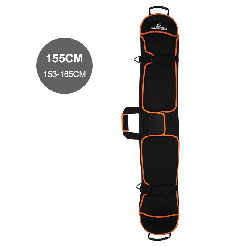 Лыжная сумка Толстая Водостойкая Защитная крышка переноска сумки с одним/двойным плечевым ремнем для сноубординга - Цвет: Многоцветный