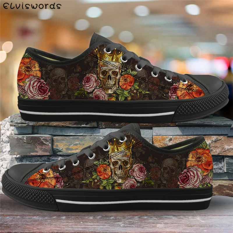 ELVISWORDS/Женская Осенняя обувь Zapatos Queen Светильник с цветочным принтом Удобная