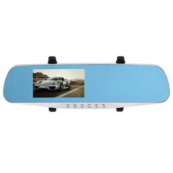 

A20 Back Mirror Driving Recorder 4.3 Inch HD 1080P Dual Lens Reversing Imag