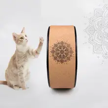 Деревянные колеса для йоги, Пилатес с Буддой, лотос, профессиональный ТПЭ, круги для йоги, тренажерный зал, тренировка спины, инструмент для бодибилдинга, фитнеса