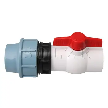 

BQLZR Plastic Ball Valve T-Handle Shut-Off Ball Valve for 63PE Tube