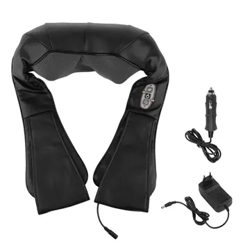 

Portable Heating Type Kneading Massage Car Home Dual-Use Shawl Vertebra Massage Device 4D Neck Massager Tool
