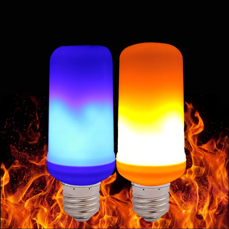 

Amazon Hot Selling LED Flame Lamp Model Flame Light E26/E27 Bulb 5W AC86-265V
