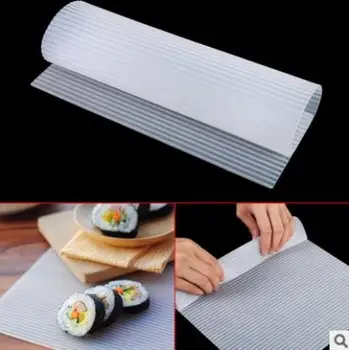 

DIY Silicone Sushi Mat Kitchen Gadgets Sushi Rolling Roller Rice Paddles Hand Maker Sushi Tools Cooking Accessories