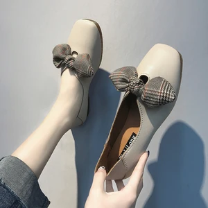 Women Flats Shallow Slip on Flats Shoes Bow Flats Woman Loafers Yellow Ladies Shoes Spring Autumn Brand Shoes Women Solid Women Flats Shallow Slip on Flats Shoes Bow Flats Woman Loafers Yellow Ladies Shoes Spring Autumn Brand Shoes Women Solid