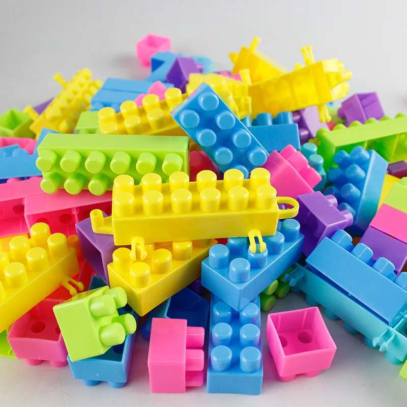 68 шт пластиковый игрушечный кубик для детей обучающие и обучающие ручные способности/развитие интеллекта с мама и папа Juguetes