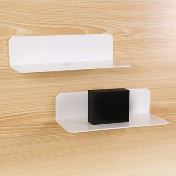 

Acrylic Hanging Floating Shelves Wall Mounted Expand Wall Space For Home Office