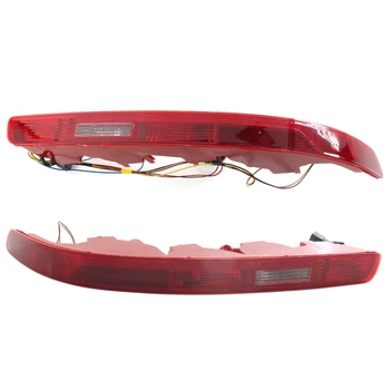 

1 Pair Usa Type Driver Side Lower Bumper Reflector Tail Light Reverse Stop Lamp with Led Bulbs Rear for Q7 2007-2015 4L0945