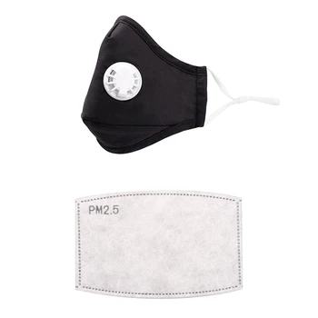 

PM2.5 Dust Mask Filter Anti Dust Windproof Mask Activated Carbon Filter Adult Dust Mask Anti Haze Mouth Mask Cotton Mouth Mask