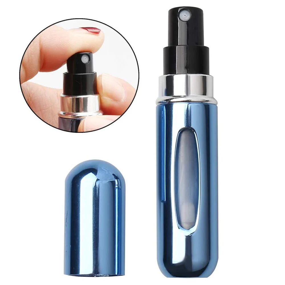 Perfume Bottle 5ml/8ml Mini Portable Refillable Aluminum Atomizer 5ml Refill Spray Bottle Cosmetic Container Travel perfume bottle perfume atomizer refillable bottles perfume spray bottle