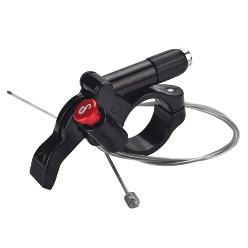 MTB блокировка провода рычаг управления горный велосипед скорость вилка управление Лер переключатель кнопка отчет алюминиевый сплав - Цвет: A