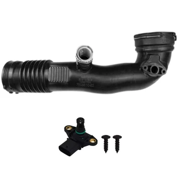 

Turbocharger Intercooler Charge Air Duct Intake Hose Pipe Engine Air Duct with Sensor for BMW X6 740I 740Li 2008-2012