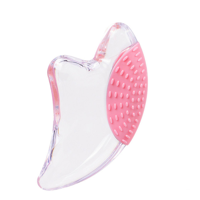 Crystal Gua sha Plate Scraping Board Facial Massage Guasha Plate Face Massager Scrapers Tools For Face Neck Back Body