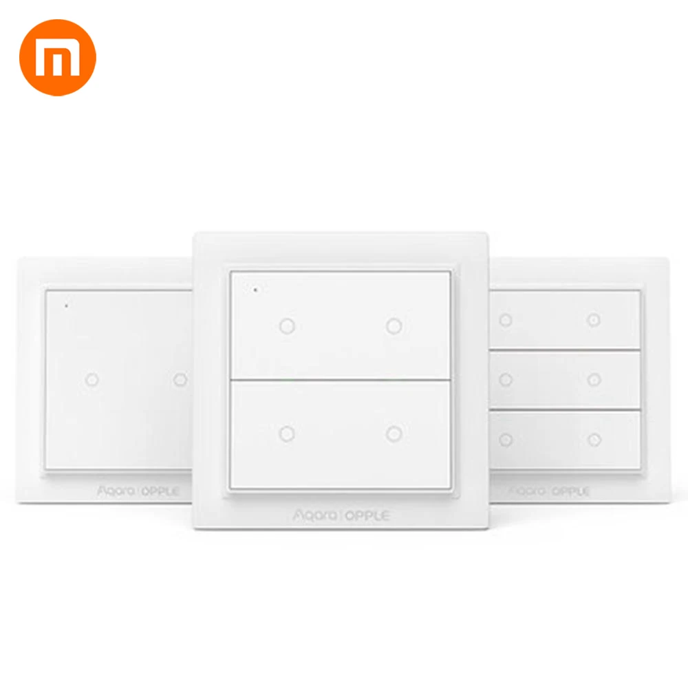 Международная версия Xiaomi Aqara Opple беспроводной умный переключатель без проводки требуется работа с Mijia App Apple HomeKit настенный переключатель