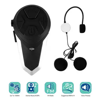 

1000m Motorcycle Helmet Headsets Bluetooth Wireless Walkie Talkie Intercom Earpiece Kit