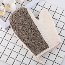 Рукавицы для ванной отшелушивающие рукавицы для душа сухие спа Антибактериальный спонж комбо для сухой кожи целлюлит общий