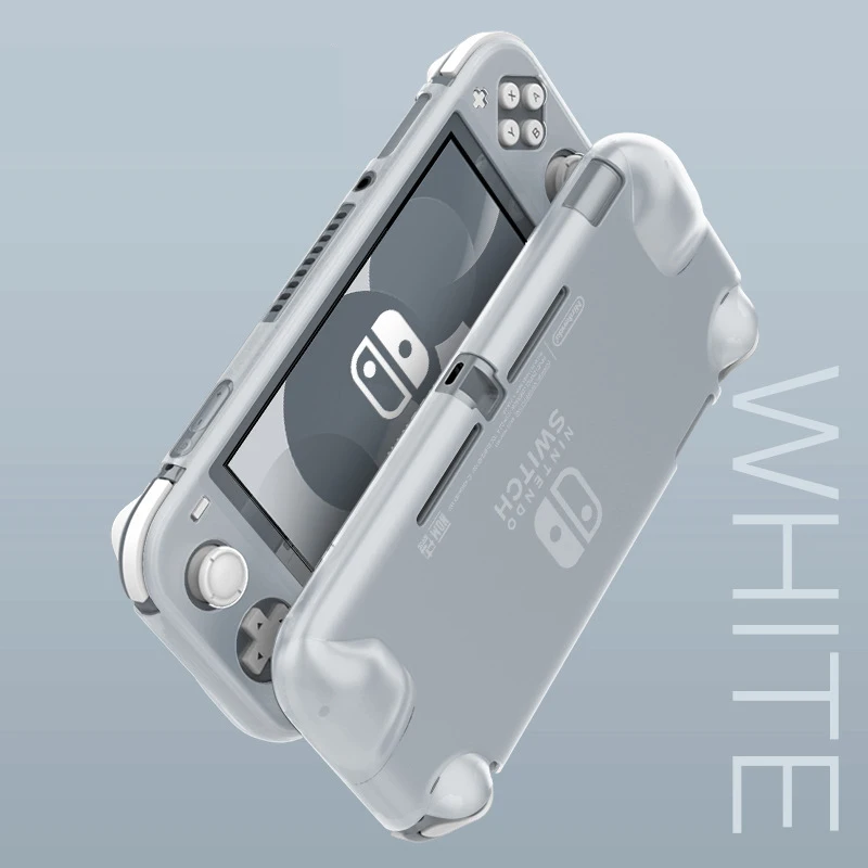 Мягкий ТПУ защитный чехол для kingd Switch Lite, силиконовый чехол, защитная оболочка, аксессуары, чехол для NS Switch Lite Mini - Цвет: White