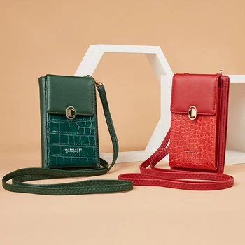 

RoyaDong Brand Women Messenger Bags Luxury Alligator Girls Phone Bag Women Shoulder Bag 2020 New Crossbody Wallet Card Bag Purse