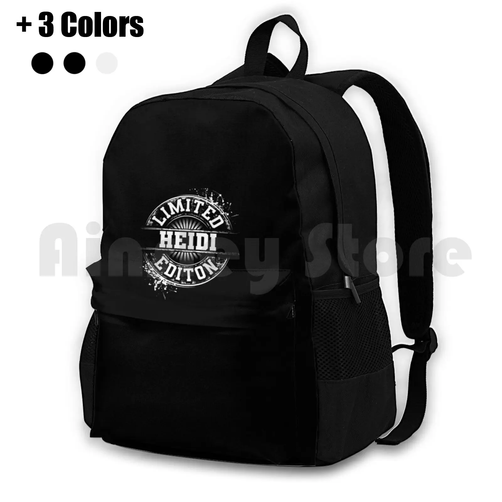 Heidi – sac à dos de randonnée en plein air étanche, édition limitée, idée de cadeau avec nom personnalisé drôle, idéal pour le Camping ou les voyages