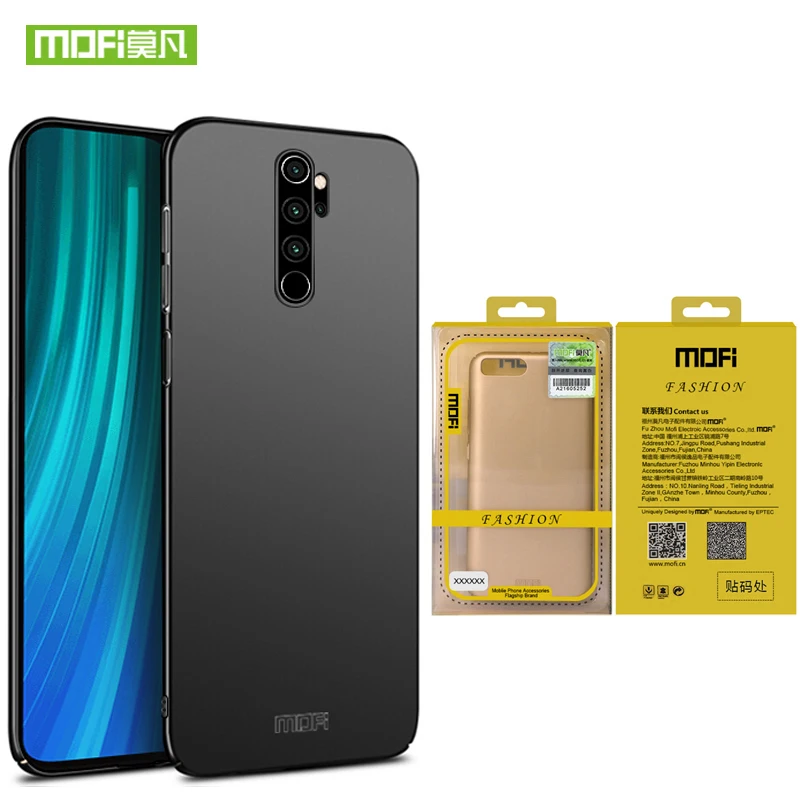 Чехол MOFI для Redmi Note 8 Pro Матовый ультратонкий чехол из поликарбоната с полным