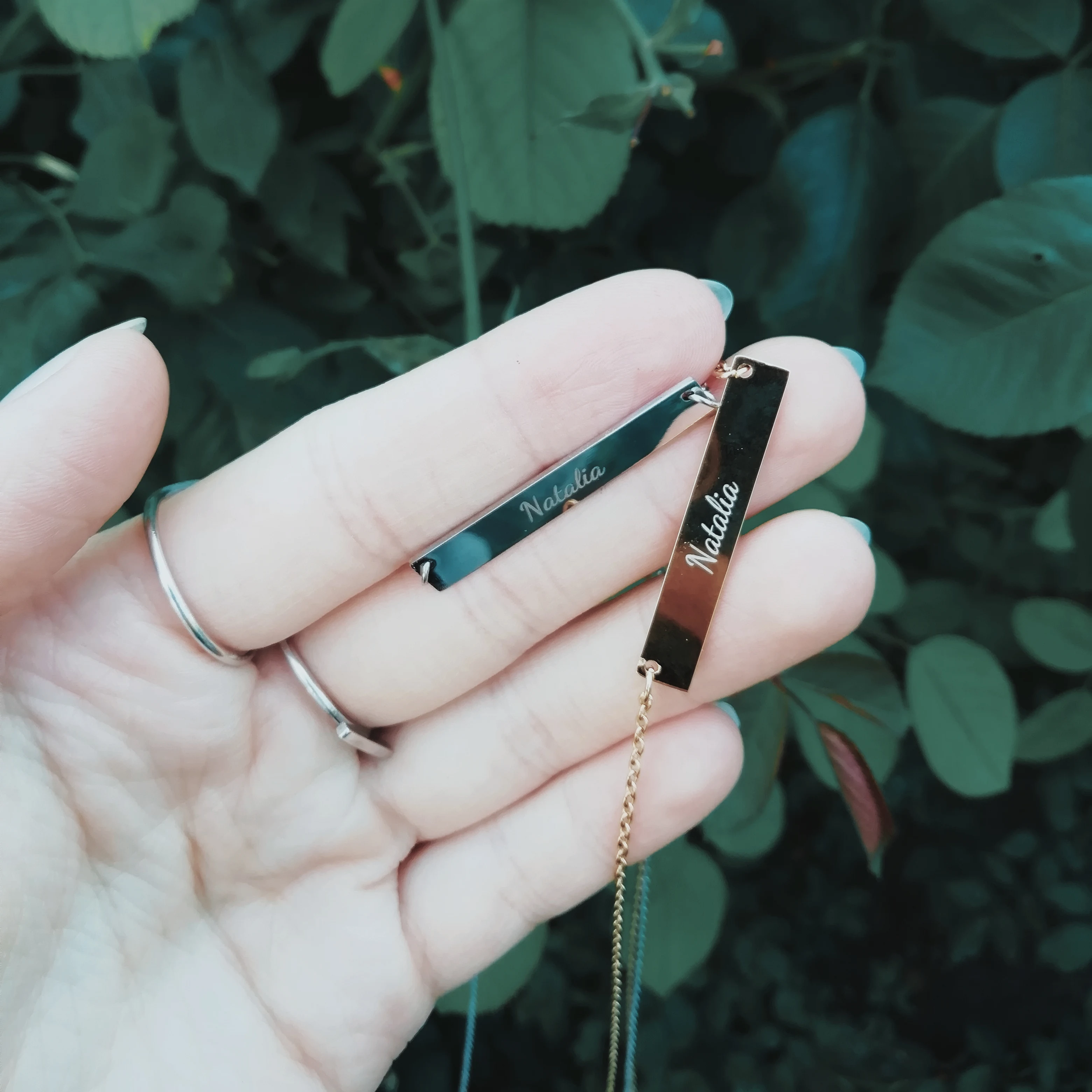 Золотой почерк ожерелье на заказ ювелирные изделия Подпись Мама Дети День матери